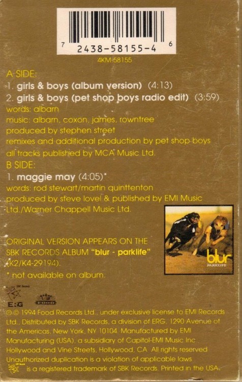 Blur Girls &amp; Boys