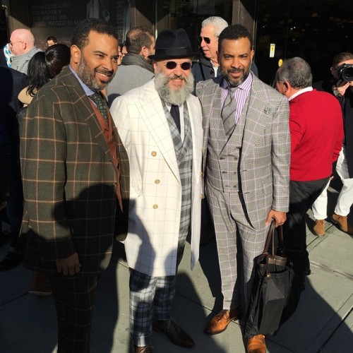 maninpink: Bespoke Couture-Mark &amp; Marlon Austin. The Real Bespoke! Yesterday hanging out wit
