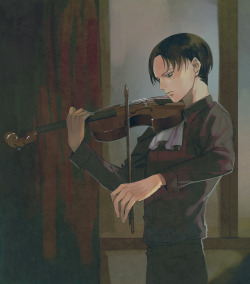 captainarlert:  iamleviheichou:  : &amp;  Violinist Levi is my absolute favorite  I didn’t even know that was a thing, but I liiike. 