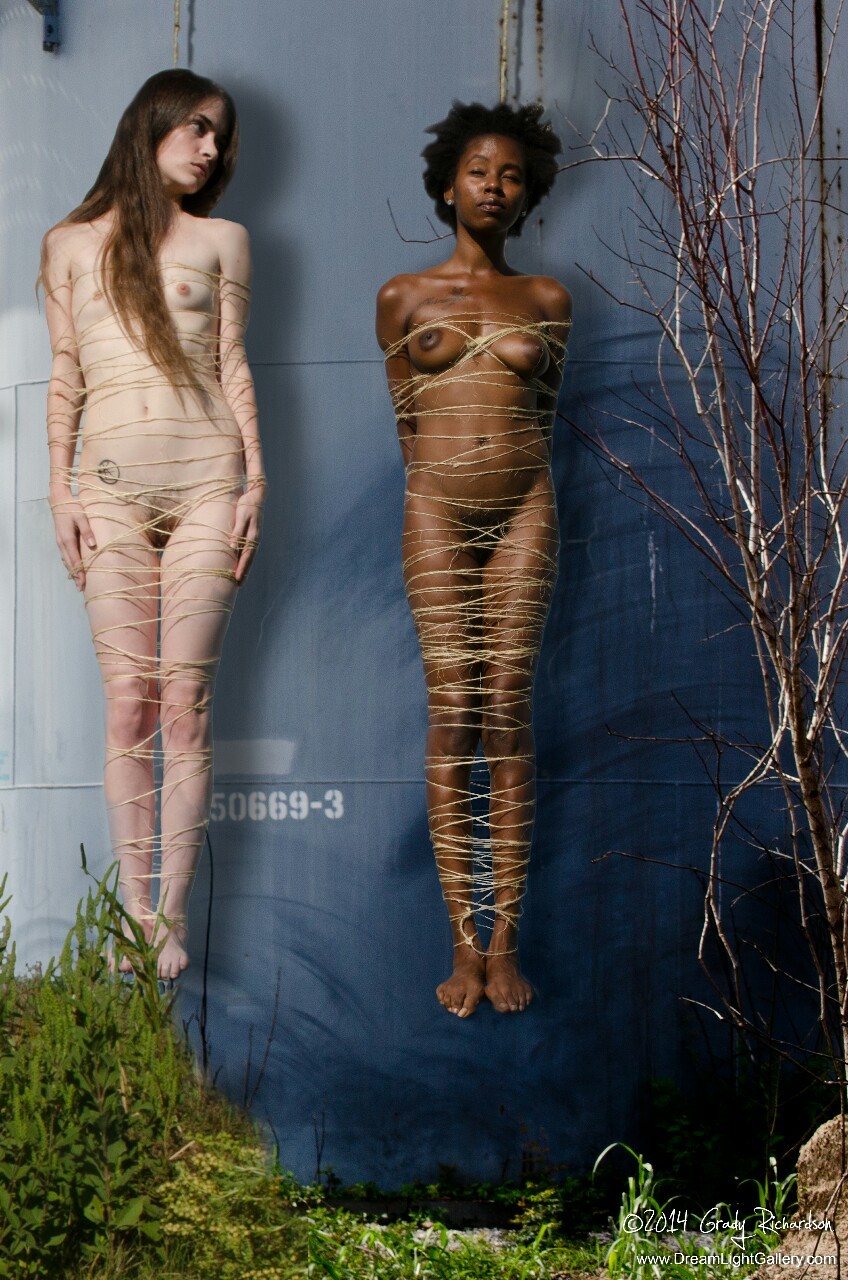 atlas-below:  Another by Grady Richardson in 2014, titled Hanging by a Thread. Models: