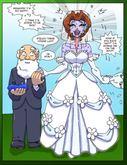 dragonaur:It’s my cartoon princess all grown up and getting married. I’m all choked up. Sixteen years from being a thieving selfish dragoness, into a caring sensitive lady. &lt;3 &lt;3 &lt;3