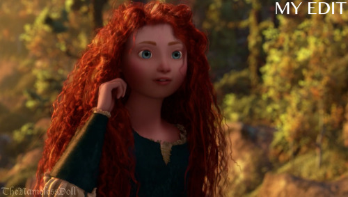 thenamelessdoll:  Pixar’s Merida! :D I for some reason came into this with the mindset “This should be easy”, but I almost ended up pulling my hair out instead. Here the challenge was to make her head smaller without erasing it’s roundness. :o