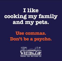  @AnnaBanks: this has been a PSA. It always bugs me when people don&rsquo;t use correct punctuation. #WriterProblems  