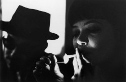 cinemarhplus:Anna Karina with Jean-Luc Godard