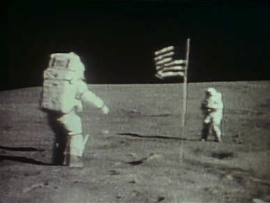 April 21, 1972 – Astronauts John Young and Charlie Duke go on the first spacewalk