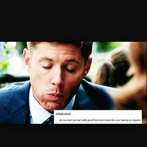 instagramlikesbecauseimlazy:Dean is me #deanwinchester #destiel #supernatural #spn #funny #tumblr by