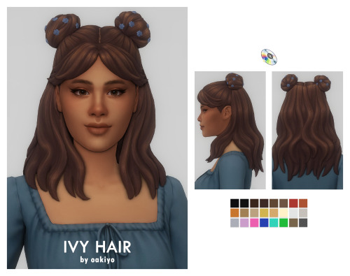 Ivy HairSpent so long doing versions and accessories for this hair, but definitely worth it! Credits