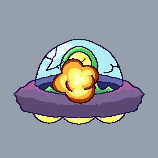 Enemy Idle/death Animations I Made For A Group Project Last Semester :>