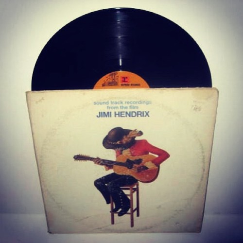 justcoolrecords:  Yep, a #jimihendrix #soundtrack just hit the shop. #vinyl #records #60s #70s #classicrock #guitar 