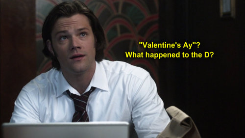nothingidputbeforeyou: Another scene from My Bloody Valentine with captions for the Wincest-impaired