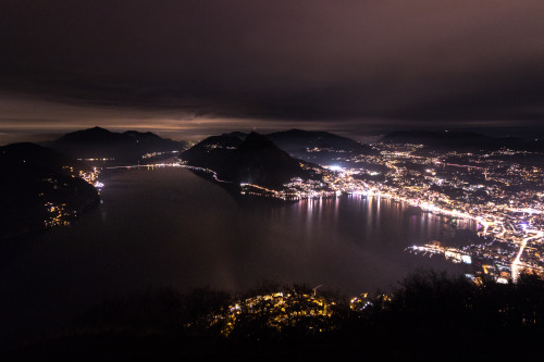 two hours above Lugano, Switzerland