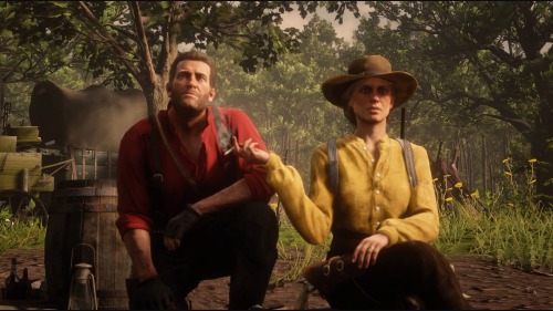 Arthur and Sadie <3You can follow me on Instagram:”@Capturasreddead”