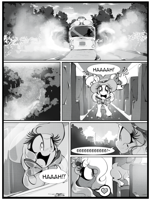 henriettalamb:Henrietta Lamb: Episode 3, Page 3 Excitement on a mysterious new train  ✧READ ‘HENRIETTA LAMB‘ FROM THE BEGINNING✧ ✧Newest Update✧ ✧DeviantART✧ ~(Please do not remove captions, and if you like, please feel free to reblog!