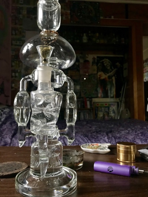 reblog to pass along the wake n bake bong have a fun, stoney, safe day fam