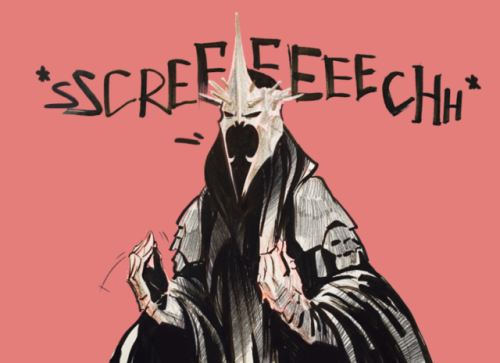sauronisnotamused: ..He even put his gloves off to show you how serious he’s about it. 