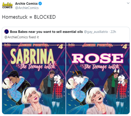 wakraya: In case you guys are unaware of the wonderful feud going on between Archie Comics and Homes