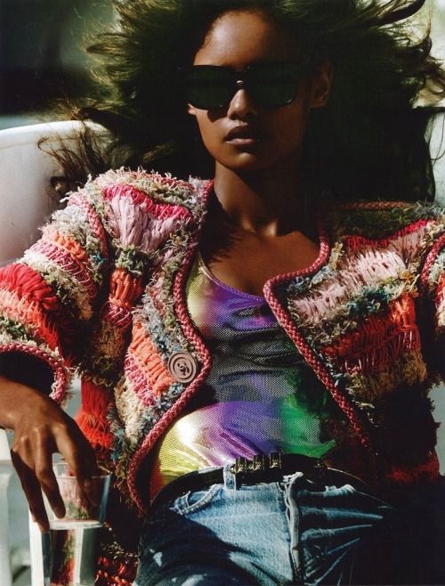 global-fashions:  Malaika Firth - Vogue Paris April 2014 photos by Mario Testino 