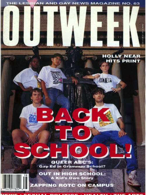 enoughtohold: enoughtohold: Read the entire archive of OutWeek Magazine at the OutWeek Internet Arch