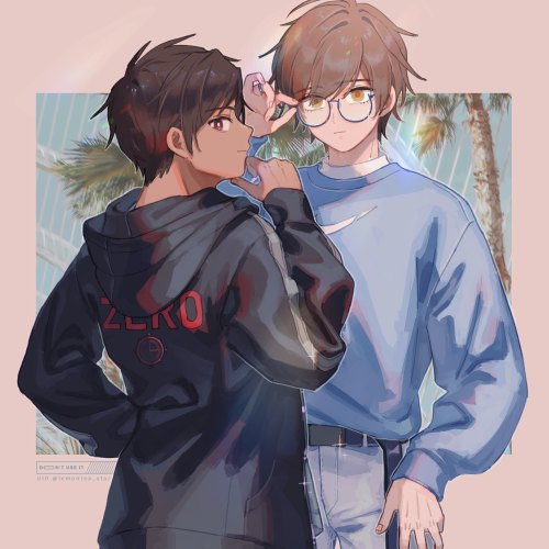 Mitsuru Amano × Makoto Terazono Amano-san is Kitsunebi’s oc (left)!