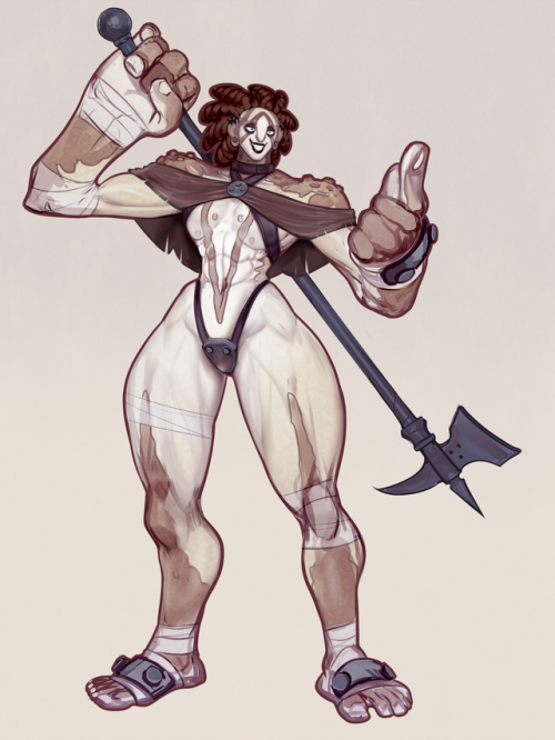 derekhetrickart: been messing around with a big goliath lady