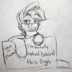 askcoalscuttle:  Jumping on the ponyshaming bandwagon because I can. … What’s shame again?  &gt;w&lt;