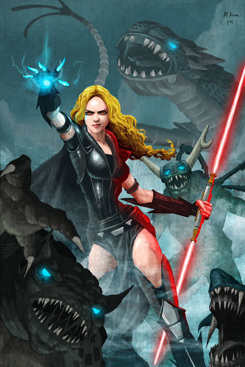 alwaysstarwars:  Kickass art by Mike Kim