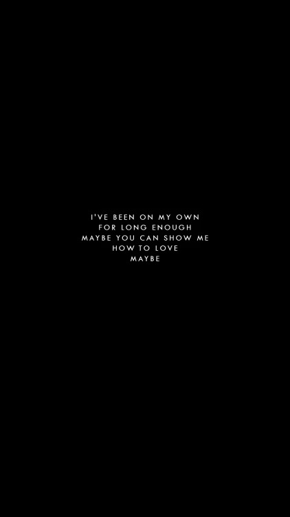 The Weekend - Blinding Lights I’ve been on my own for long enough Maybe you can show me how to