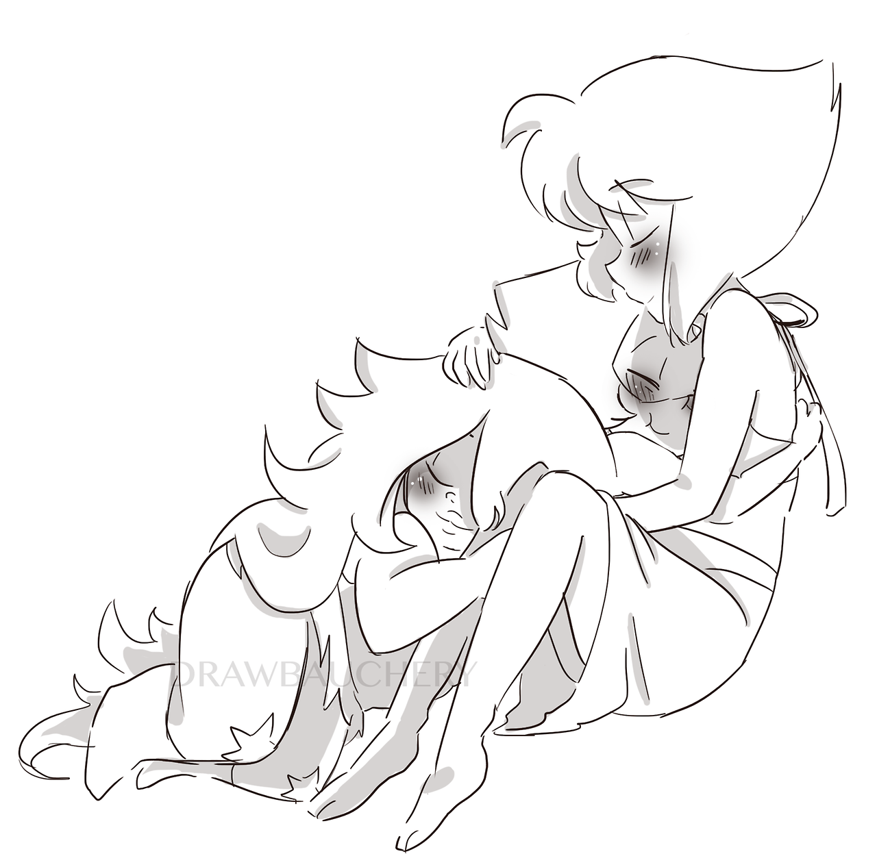 she is warm and protective 