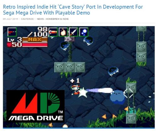 Haven’t played any version of Cave Story yet. But seeing this screenshot makes me smile.
So far it’s just a demo. But I guess there’s reason to hope for a full version of this platformer.