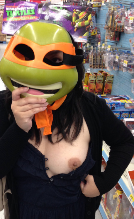 Girls Naked in Stores