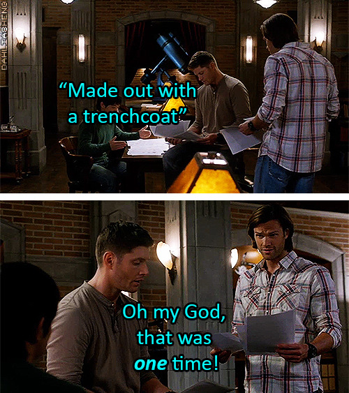 dahliasheng:  Things that totally happened on Supernatural, “Mean Hunters” 