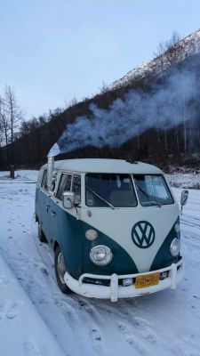 vwcamper:  A good friend of mine up in Alaska just upgraded the heater in his bus. 