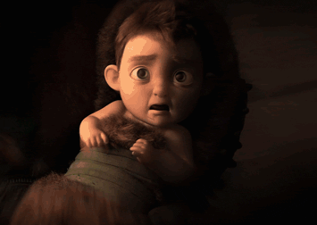Hiccup as a baby,Hiccup as a man.