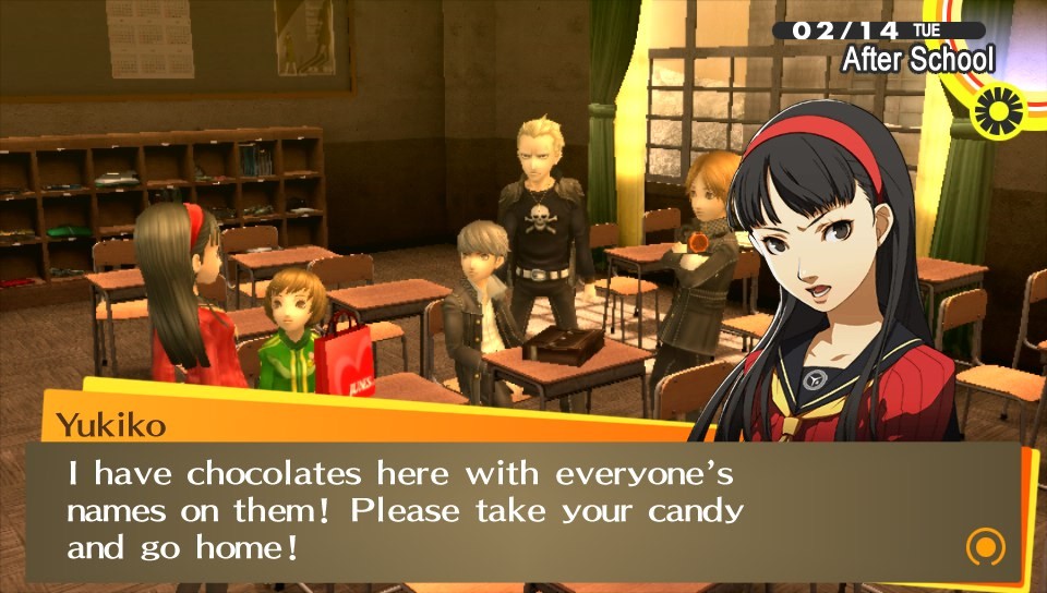 Persona 4 The Golden: Chie vs. Valentine&rsquo;s Day &frac34; The Coming