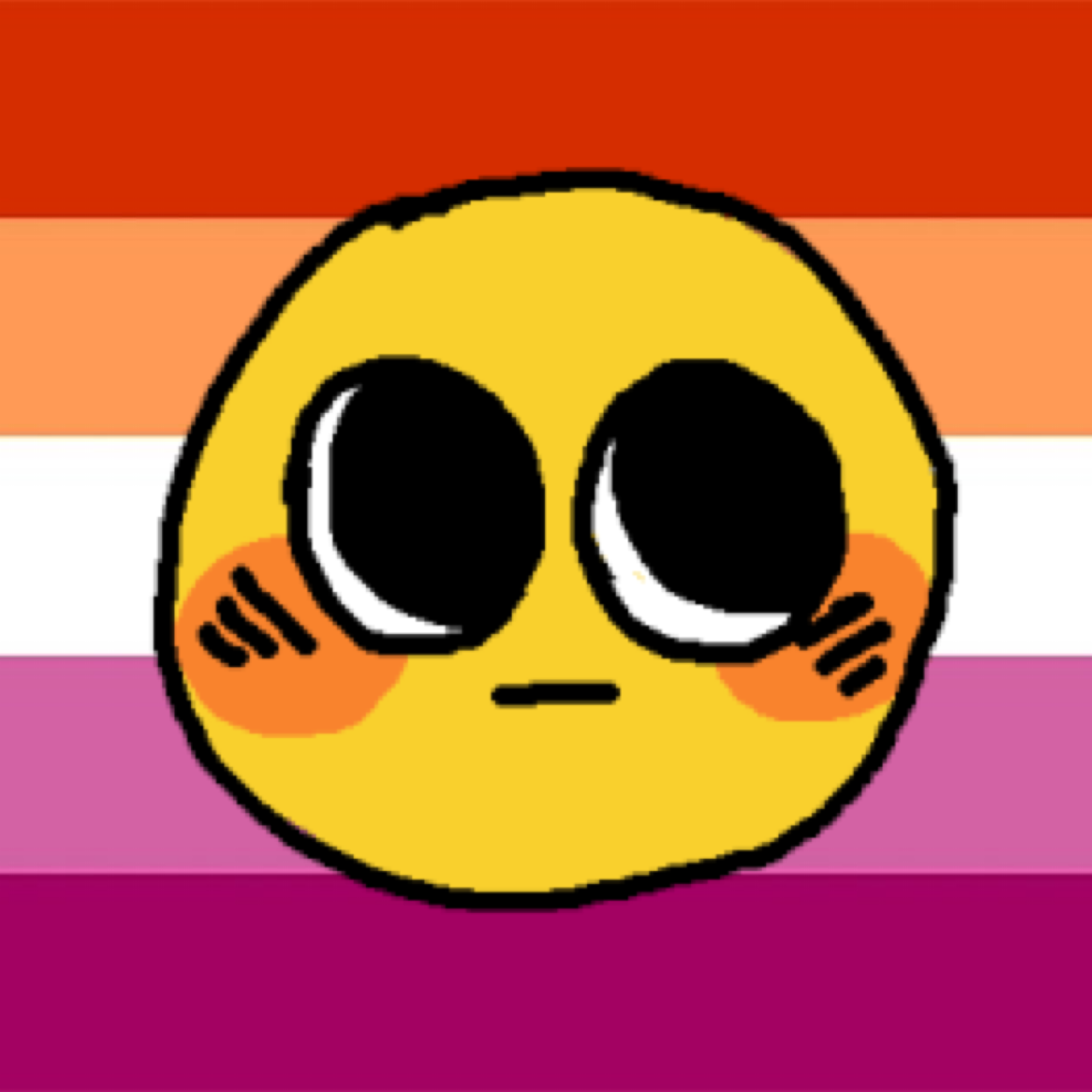 random cursed cute emoji pride pfps i made