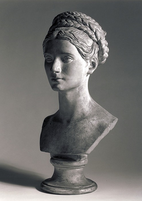 hennyjolzen:electronicgallery:Bust of Wilhelmine Benigna Biron by Bertel Thorvaldsen, 1818The young 