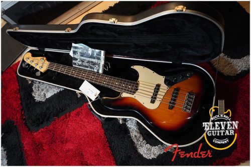 Fender American Standard Jazz Bass 5 String 60th Anniversary 2007, Incl hard cell fender.☑️ Call o