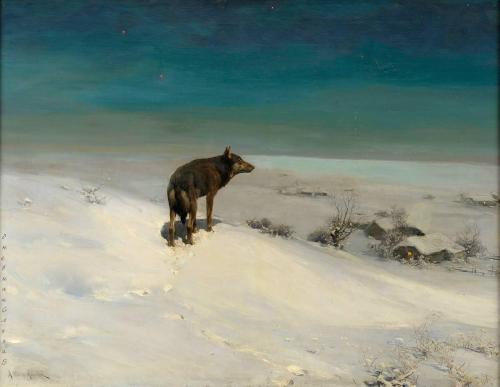 Lobo“Um lobo das estepes que se tresmalhou, que veio errante até junto de nós, até às cidades e à vi
