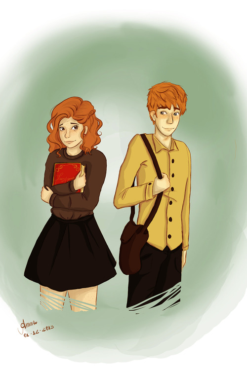 mandysmma:  Hp Shipweeks - Molly and Arthur Weasley They’re the cutest ever aw  ^^
