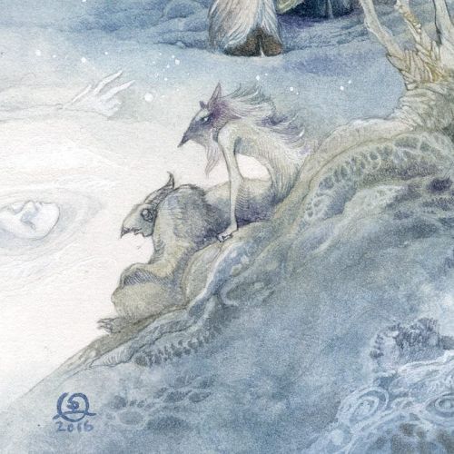 shadowscapes-stephlaw:Little critters from my recent piece “In Stillness”