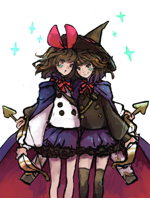 Fanart Yukken & Rikken (Terra Battle)Elles sont adorables! :3 Je n’ai que Rikken malheureusement