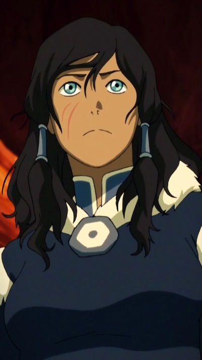 korra-warriorprincess:  Korra in “Darkness Falls” and “Light in the dark” + hair down Iphone Wallpapers [Request by avatar-lovato ]  [400x710]Requests are open.  <3