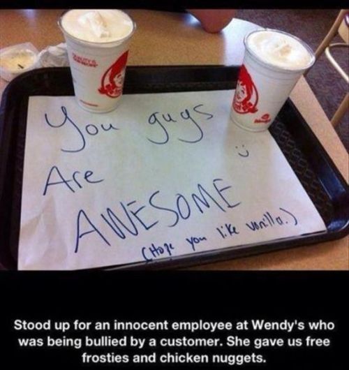 weezapalooza: the-absolute-funniest-posts: webofgoodnews: Just some photos of kindness.  Click 