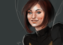 vylla-art:  Quickpaint of Janet! Been meaning