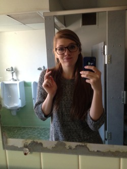 reallytallhobbit:  obligatory urinal selfie feat. bad lighting and an awkward hand