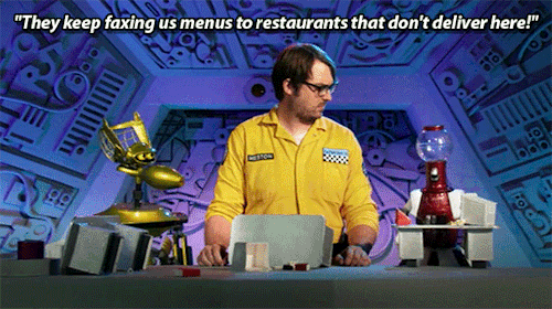 dwellsliveblogs:Invention Exchange: "Tiny Desk Flip" Mystery Science Theater 3000 1109