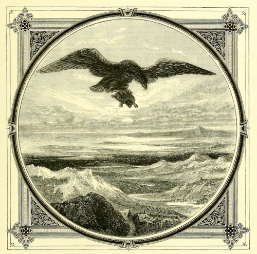 The Higher The Rise, The Greater The Fall. Moral Emblems.1860.