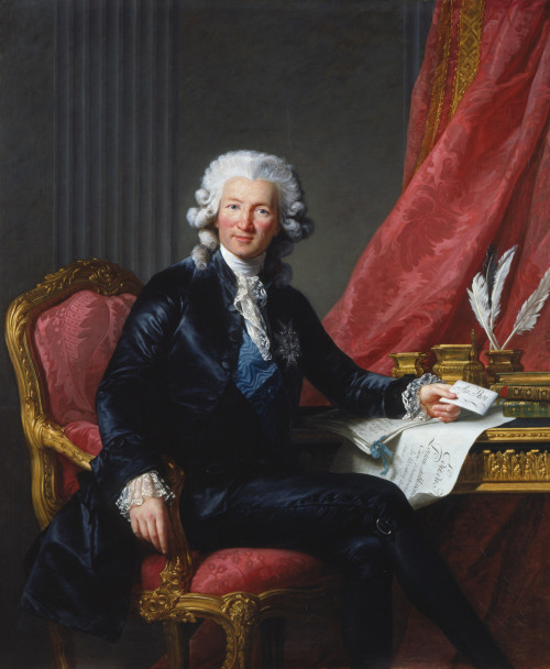 fuckyeahhistorycrushes:Charles Alexandre de Calonne (1734-1802), Controller-General of Finances of K