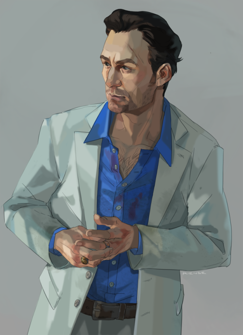 riense:haven’t played L4D2 for years probably.  supposed to be a quick sketch but somethi