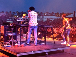 hereslala:  MGMT with special guest dancer Kid Cudi at Coachella weekend 2 photo by lala